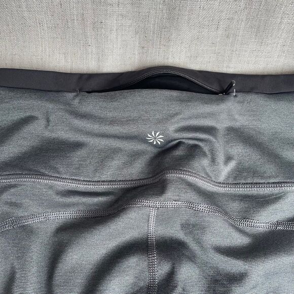 Athleta Allyson Felix Gray Ultimate Stash Legend Leggings Women's‎ Small - Picture 4 of 9